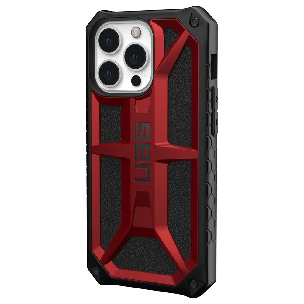 UAG Monarch Case for iPhone 13 Pro Max 5G in Crimson and Black Nebraska Furniture Mart