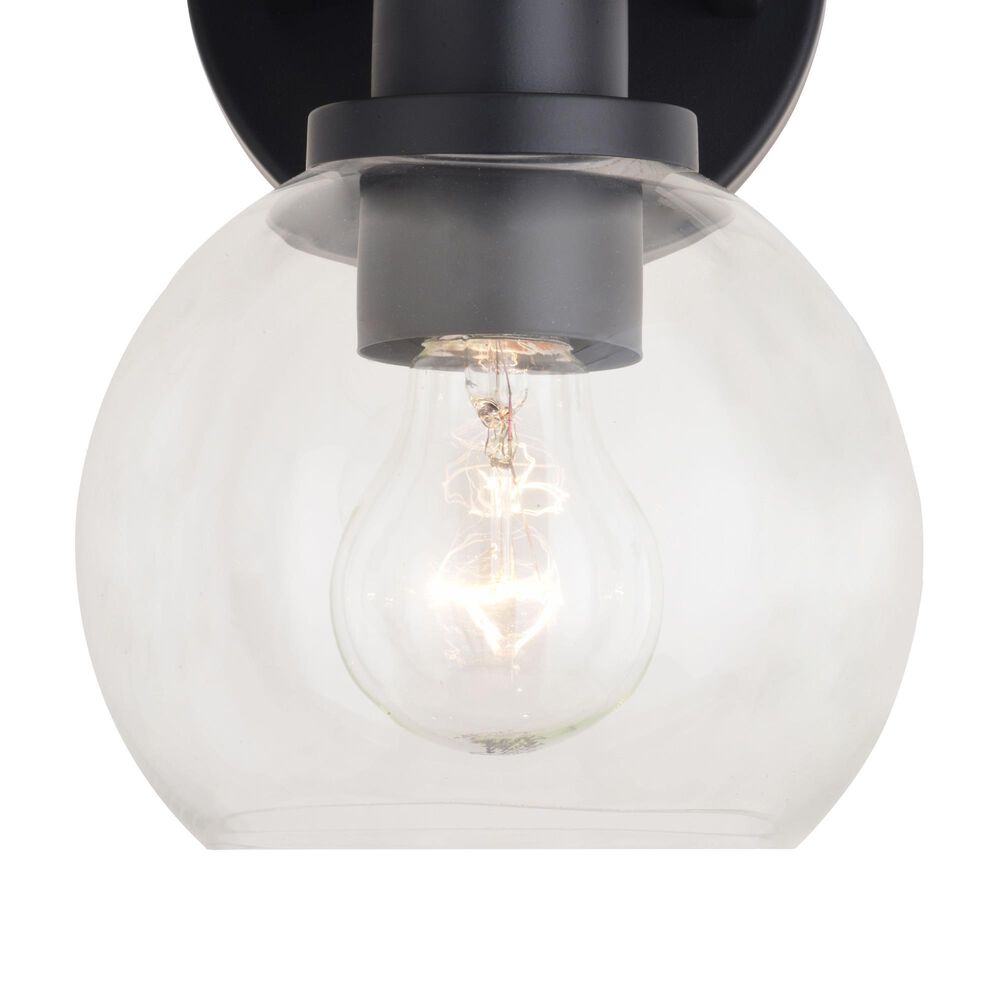 Vaxcel Marshall 3-Light Bathroom Vanity in Matte Black, , large