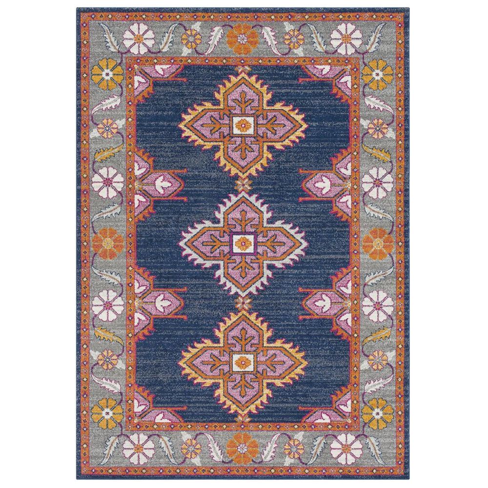 Surya Harput HAP-1037 3"10" x 5"7" Blue and Gray Area Rug, , large