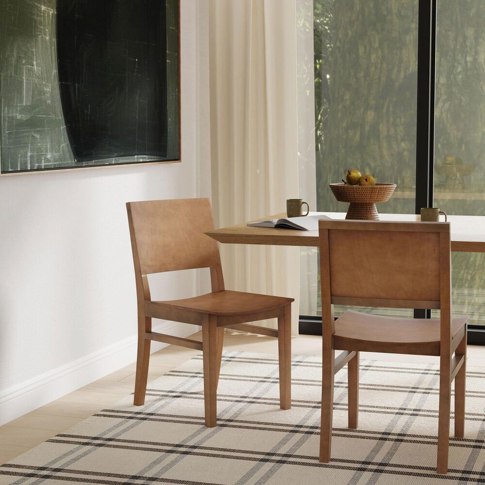 Linon Home Decor Devin Side Chair in Natural, , large