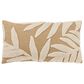 Rizzy Home 14" x 26" Floral Polyester Filled Lumbar Pillow in Gold, , large