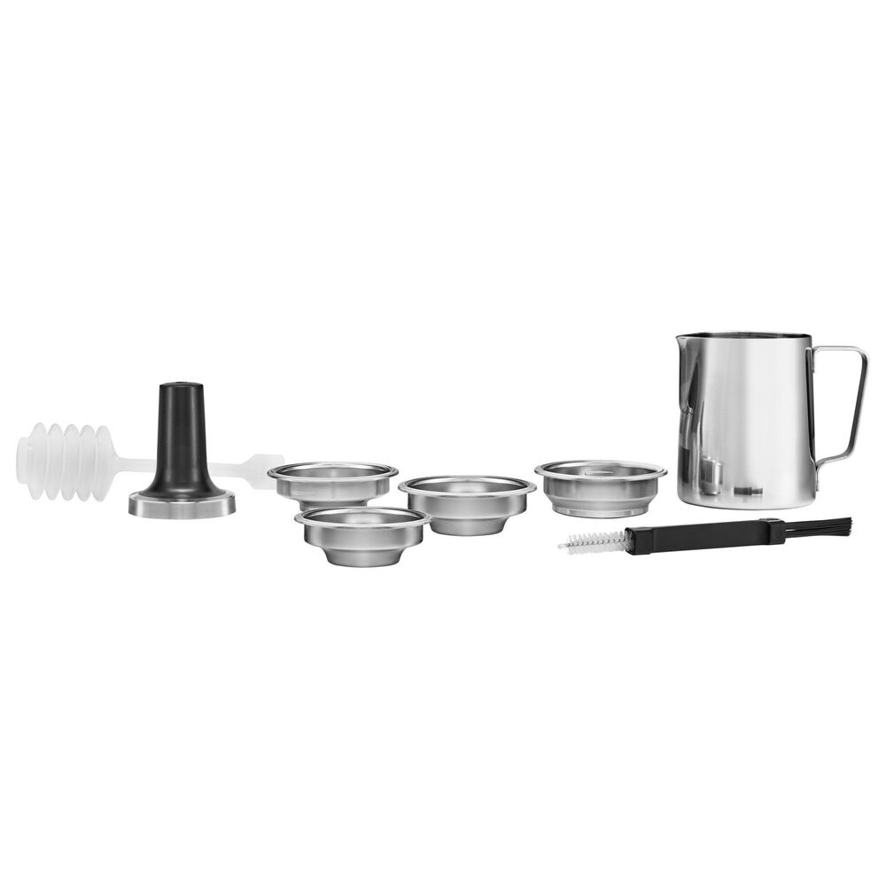 KitchenAid Semi Automatic Espresso Machine in Porcelain White, , large