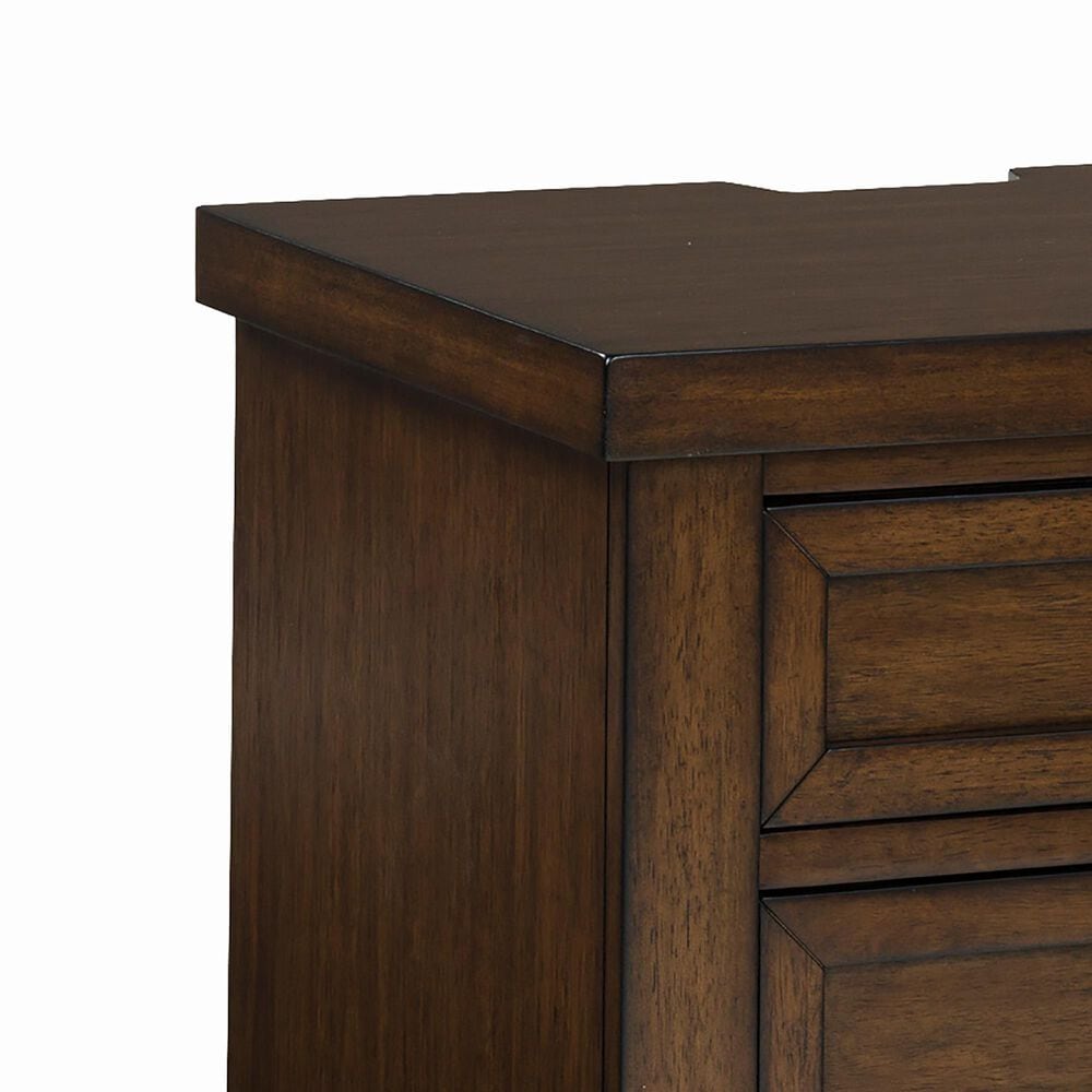 Ashley Taffenbrook 3-Drawer Nightstand in Medium Brown, , large