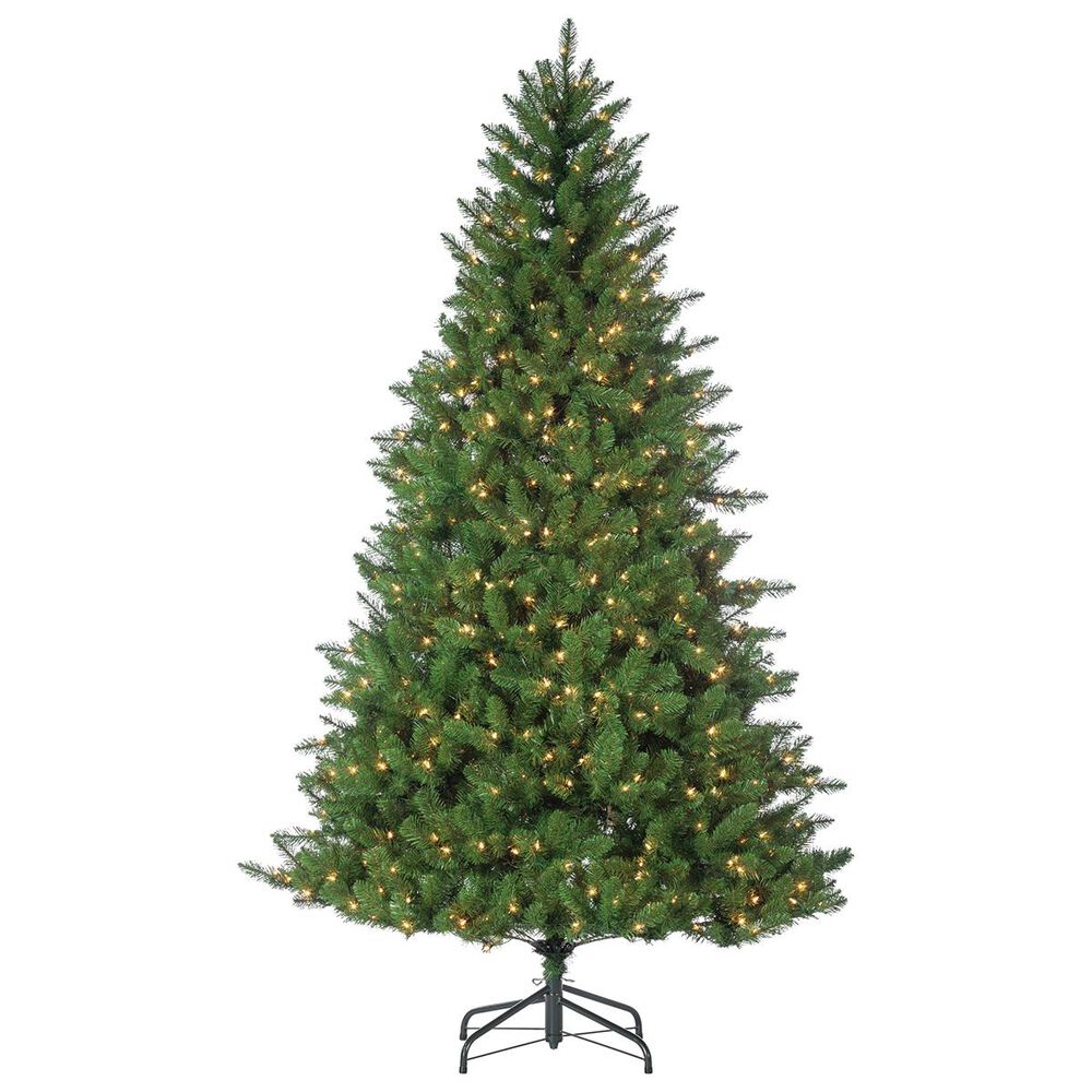 The Gerson Company Sterling 7.5' Stone Pine with 700 UL White Lights, , large