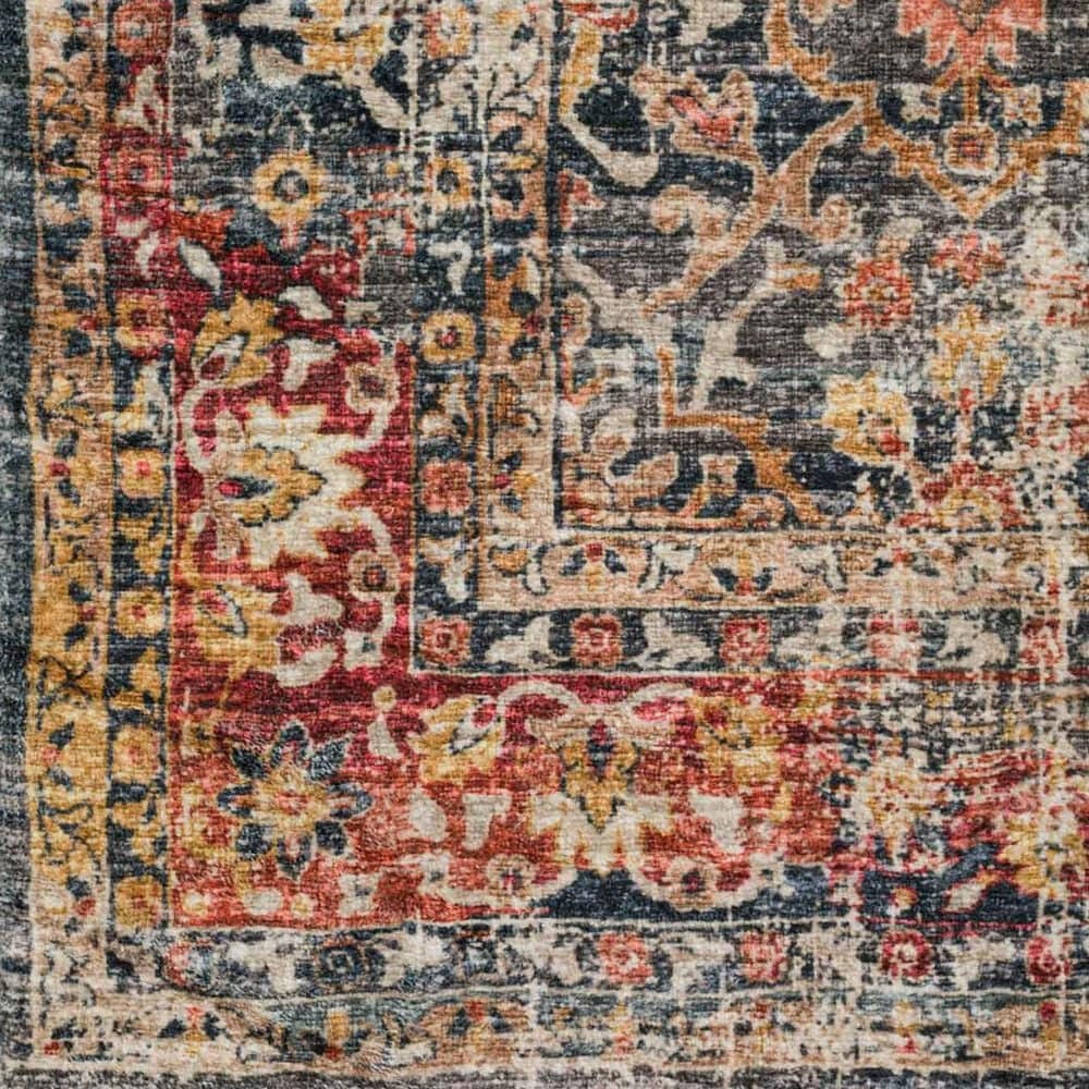 Dalyn Rug Company Jericho JC3 6&#39; Round Charcoal Indoor/Outdoor Area Rug, , large