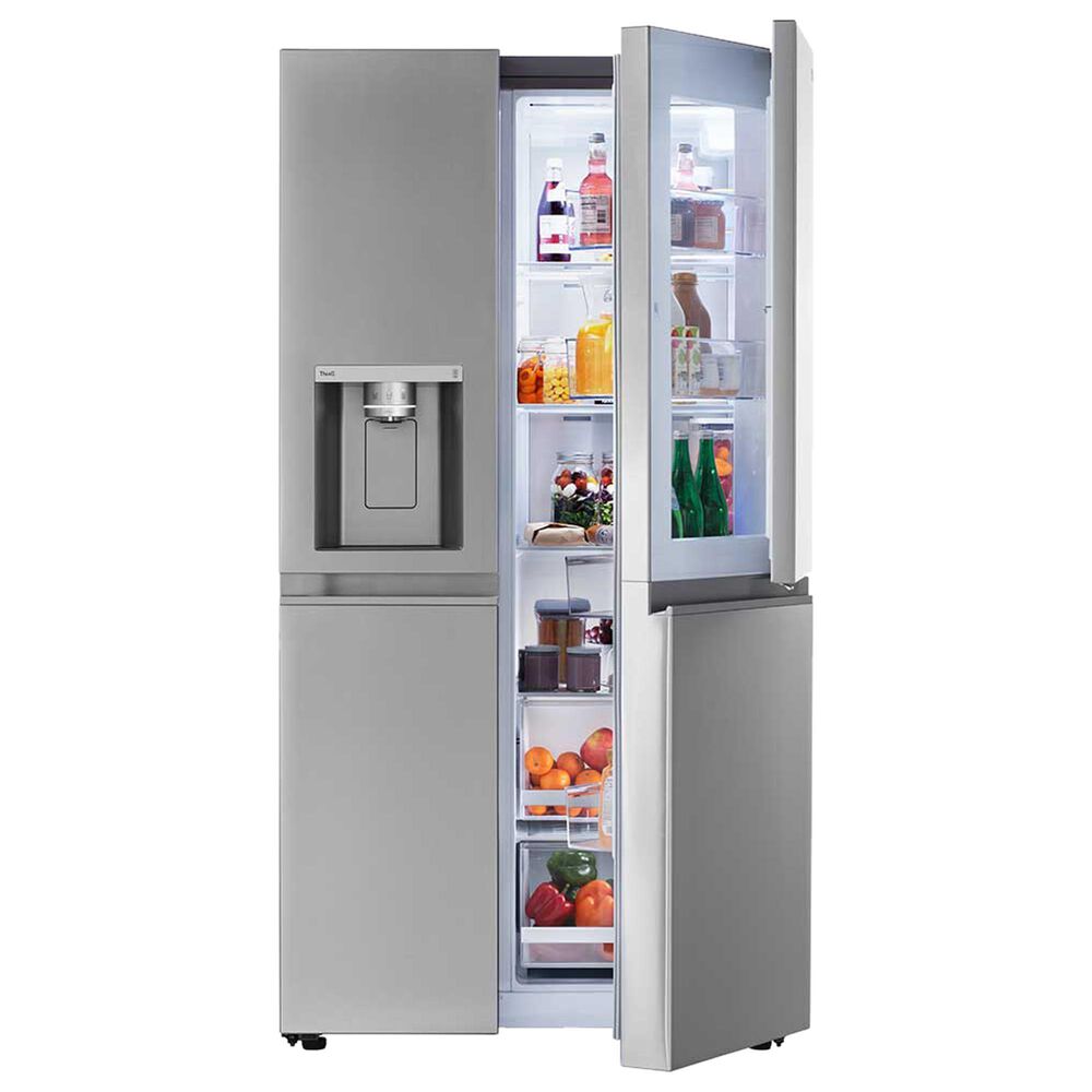 LG 27 Cu. Capacity Side-By-Side Door-In-Door Refrigerator in Stainless Steel | NFM