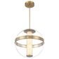 Minka-Lavery Divinely 20.38" Pendant with Clear Shade in Celeste Brass, , large