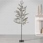 The Gerson Company 7" Pre-Lit Artificial Pine Christmas Tree with LED Lights in Green, , large