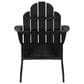 Linon Home Decor Adirondack Patio Chair in Black, , large