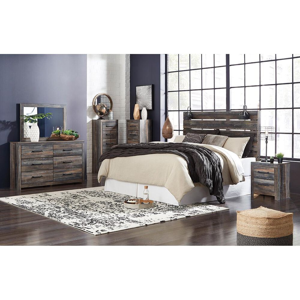 Ashley Drystan Youth Mirror in Brown Rustic, , large