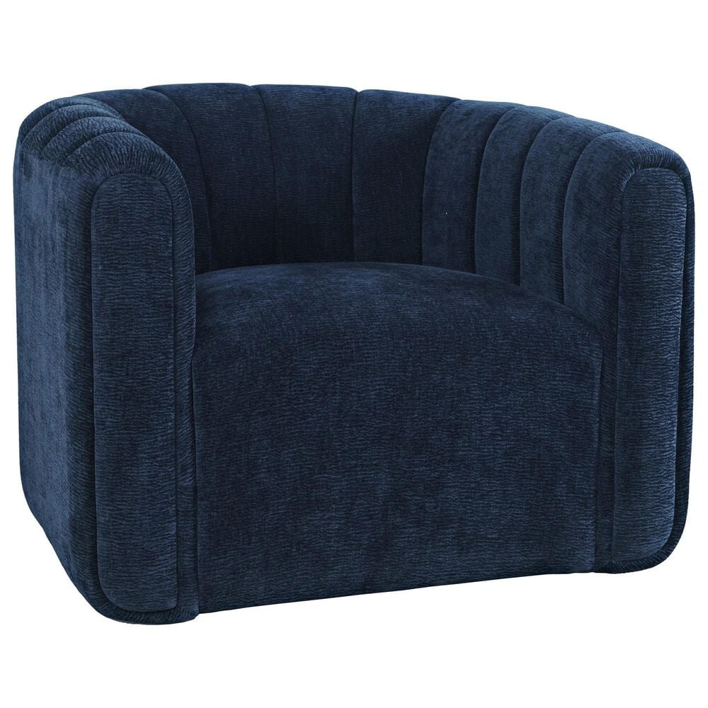 Waltham Grande Swivel Chair in Navy, , large