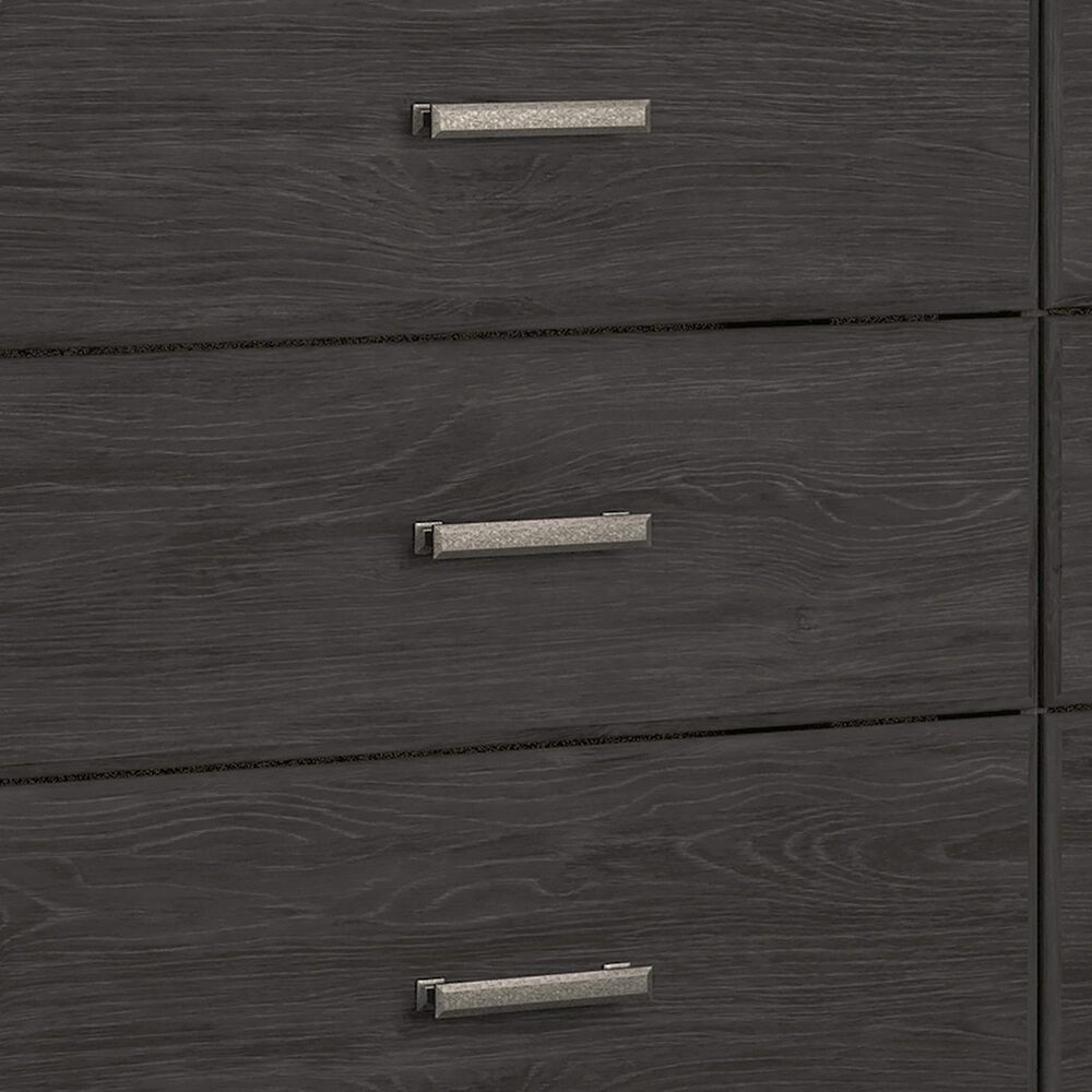 Ashley Belachime 6 Drawer Dresser and Mirror in Dark Charcoal, , large