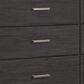 Ashley Belachime 6 Drawer Dresser and Mirror in Dark Charcoal, , large