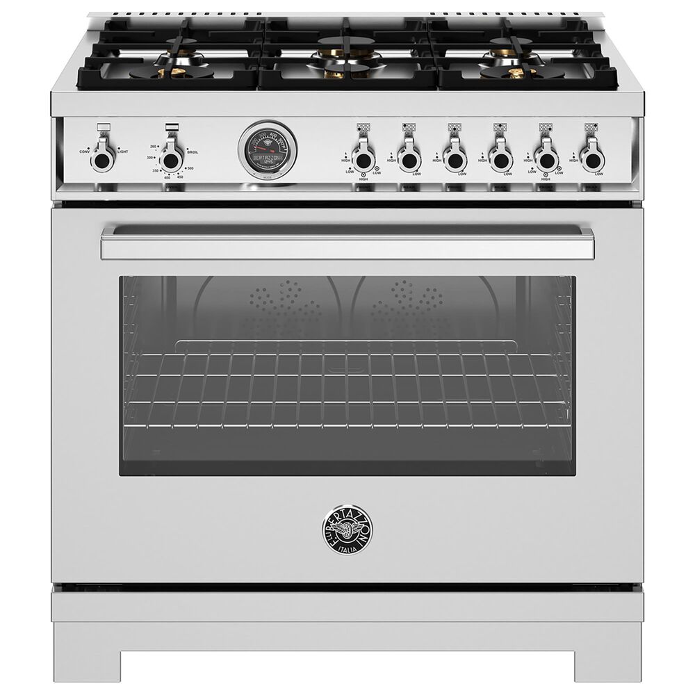 Bertazzoni Professional 5.9 Cu. Ft. Freestanding All Gas Range in Stainless Steel, , large