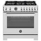 Bertazzoni Professional 5.9 Cu. Ft. Freestanding All Gas Range in Stainless Steel, , large