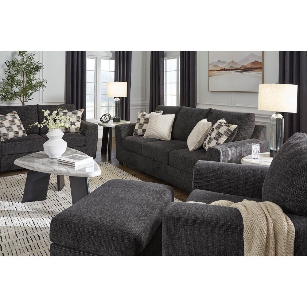 Ashley Loreo Stationary Queen Sofa Sleeper in Ebony, , large