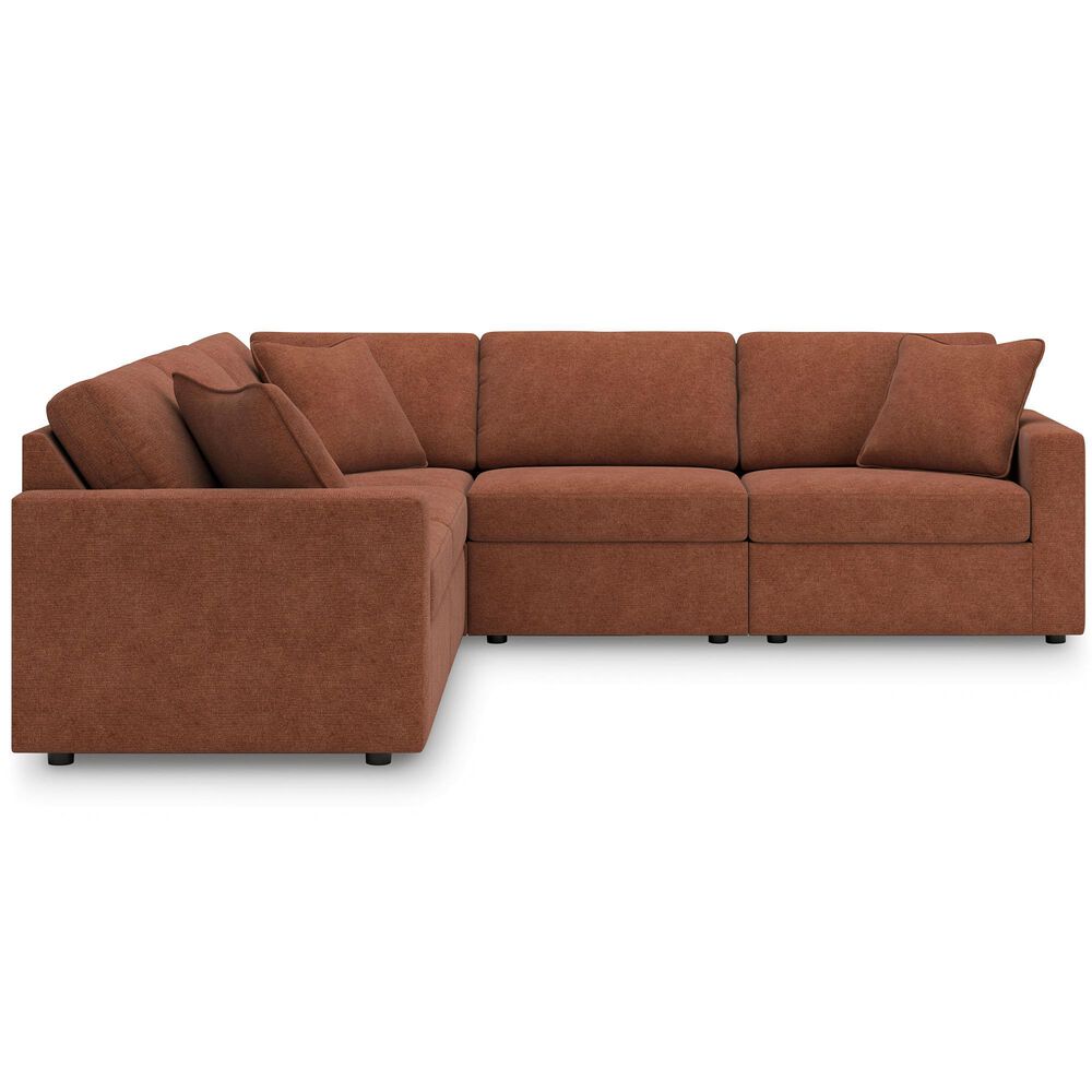 Ashley Modmax 5-Piece Sectional in Spice, , large