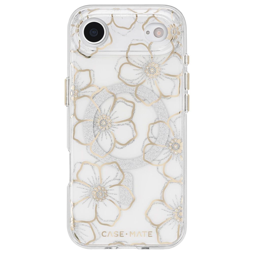 Case-Mate Floral Gems MagSafe Case for iPhone 17 Air in Gold, , large