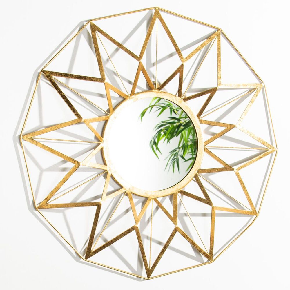 Safavieh Kilburn Mirror in Gold Foil, , large