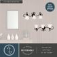 Vaxcel Bella 3-Light Bathroom Vanity Fixture in Matte Black, , large