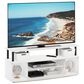 HOMLUX 47.2" Large Entertainment Center Stand for TV up to 55" in White and Black, , large