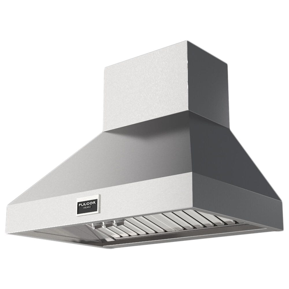 Fulgor Milano 600 Series 36" Pro Chimney Range Hood in Stainless Steel, , large
