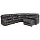 Steve Silver Provo 6-Piece Dual Power Chaise Sectional in Smoked Grey, , large