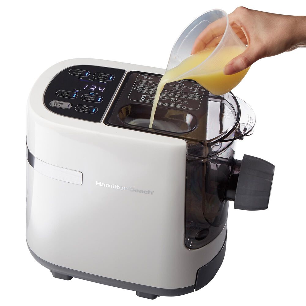 Hamilton Beach 7 Electric Pasta Discs and Noodle Maker in White, , large