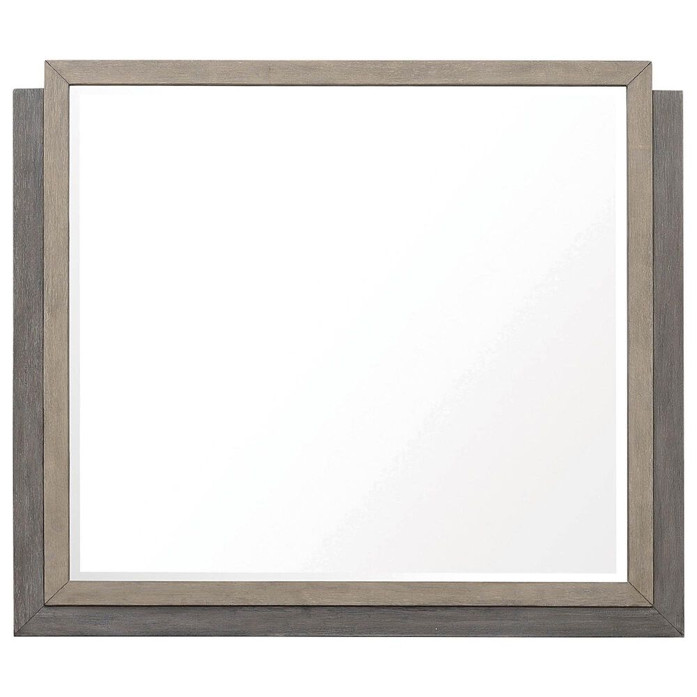 Nicolette Home Anderson Park Dark 5-Piece King Upholstered Bedroom Set in Moose Trail and Frontier Brown, , large