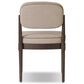 Four Hands Esther Side Chair with Antwerp Taupe Cushion in Brown Oak, , large