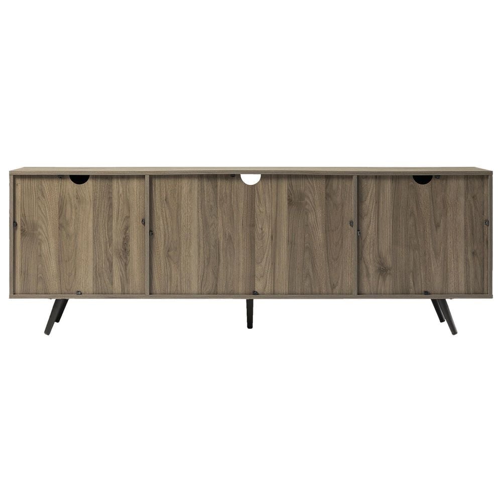 Walker Edison Nora 70&quot; TV Stand in Slate Grey, , large