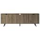 Walker Edison Nora 70" TV Stand in Slate Grey, , large