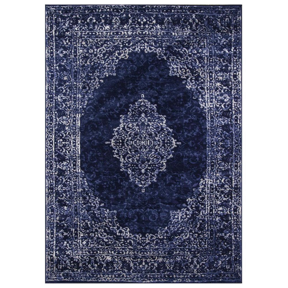 Momeni Monterey MO-03 7"6" x 9"6" Blue Area Rug, , large