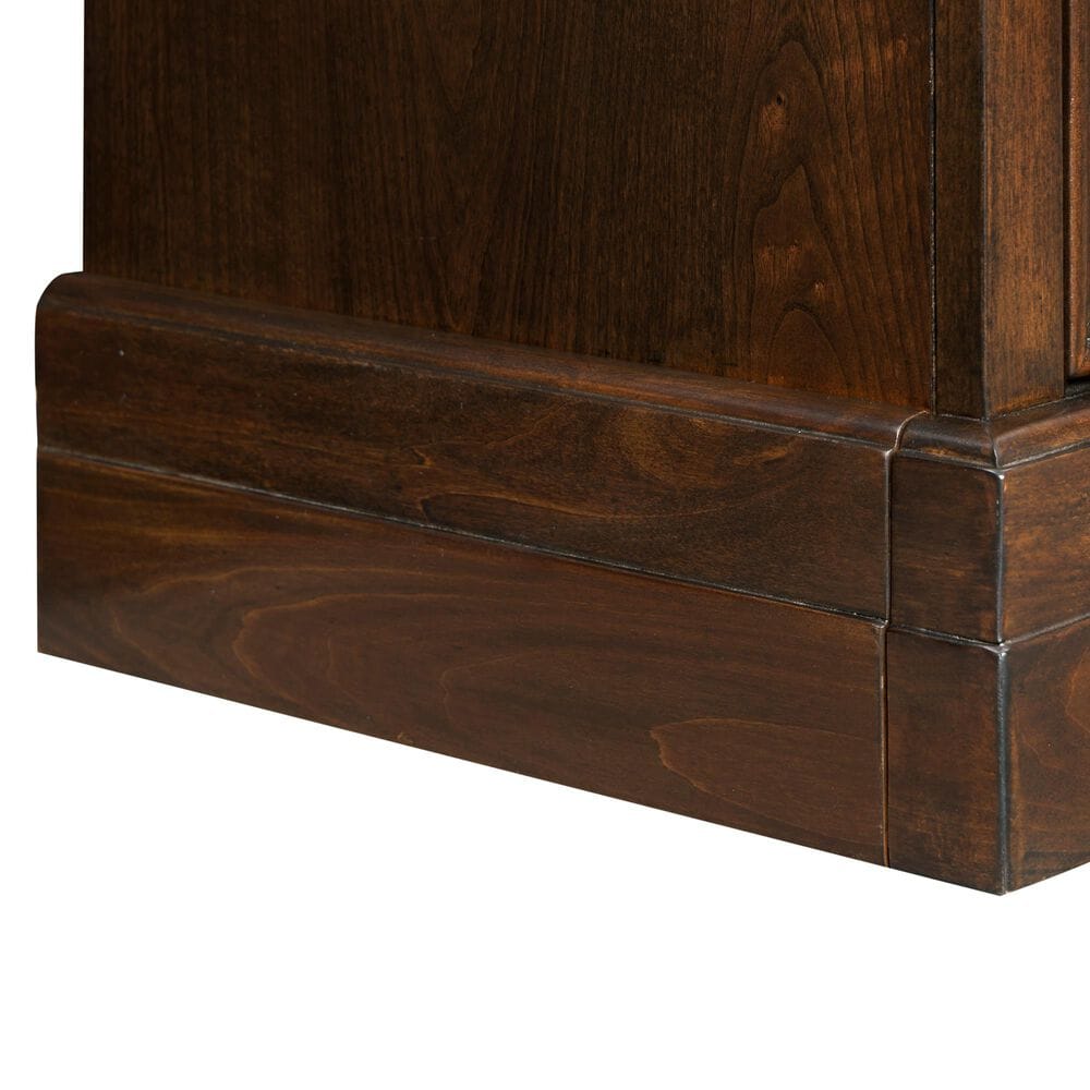Riva Ridge Arlington Display Cabinet in Classic Brown, , large