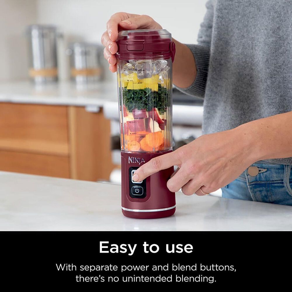 Ninja Blast 1-Speed Portable Hand Blender in Cranberry, , large