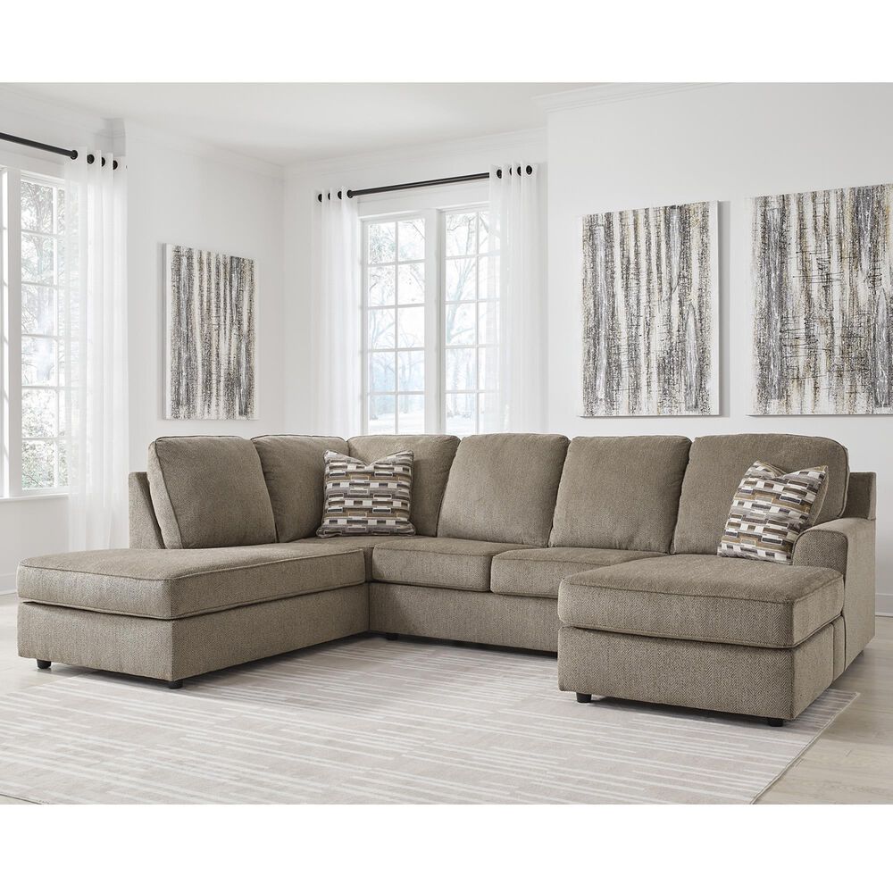 Ashley O&#39;Phannon 2-Piece U-Shaped Sectional with Right Facing Chaise and Left Facing Corner Chaise in Briar, , large