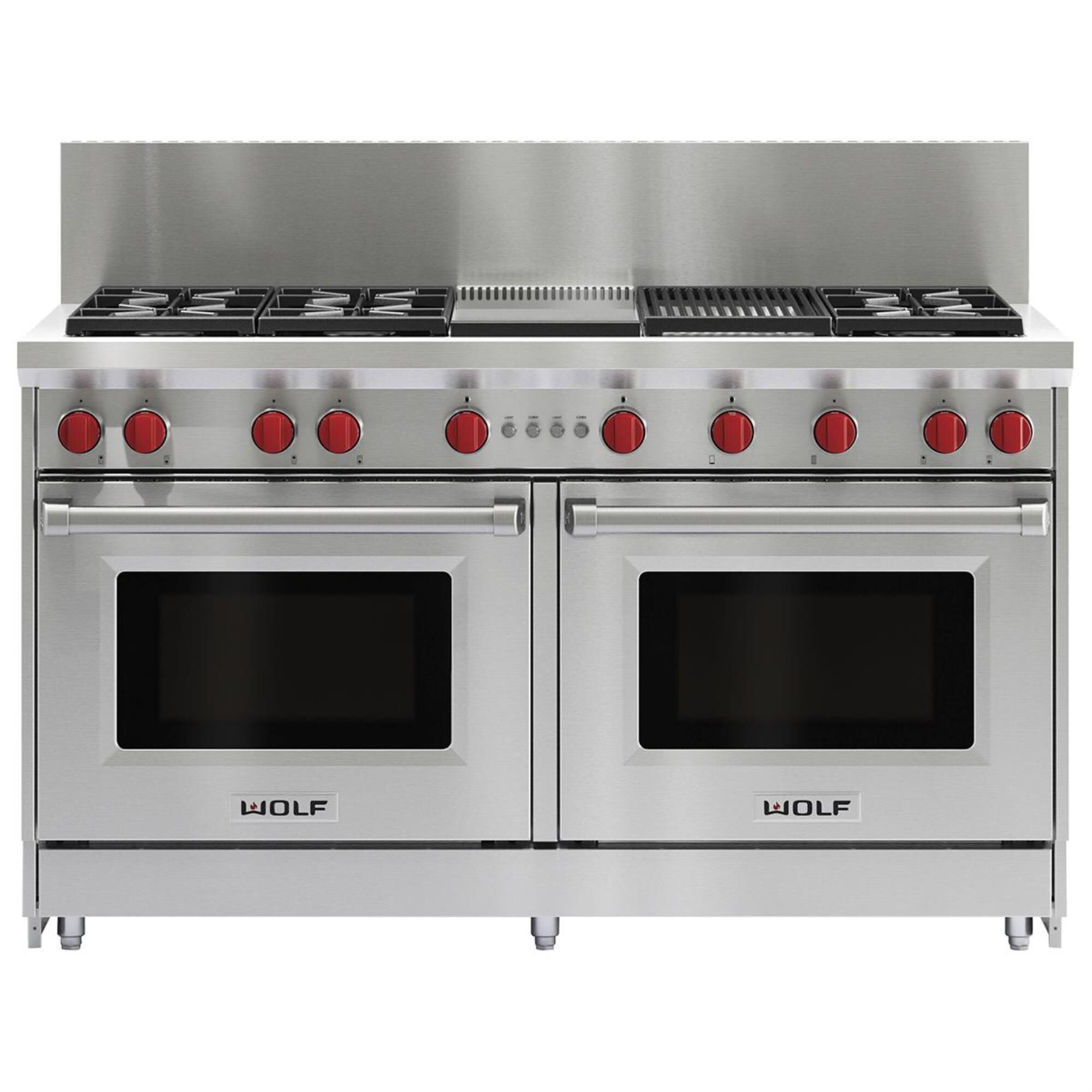 Wolf double store oven range