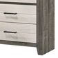 Crown Mark Rhett 4-Piece King Platform Bedroom Set in Gray and White, , large