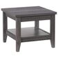 CorLiving Hollywood Side Table in Dark Grey, , large