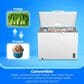 Midea 10 Cu. Ft. Garage-Ready Convertible Chest Freezer in White, , large