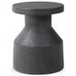 Four Hands Odeon End Table in Distressed Graphite, , large