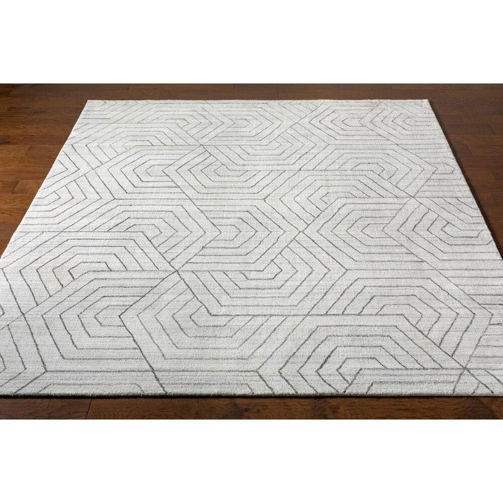 Surya Hightower 8&#39; x 10&#39; Charcoal and Brown Area Rug, , large