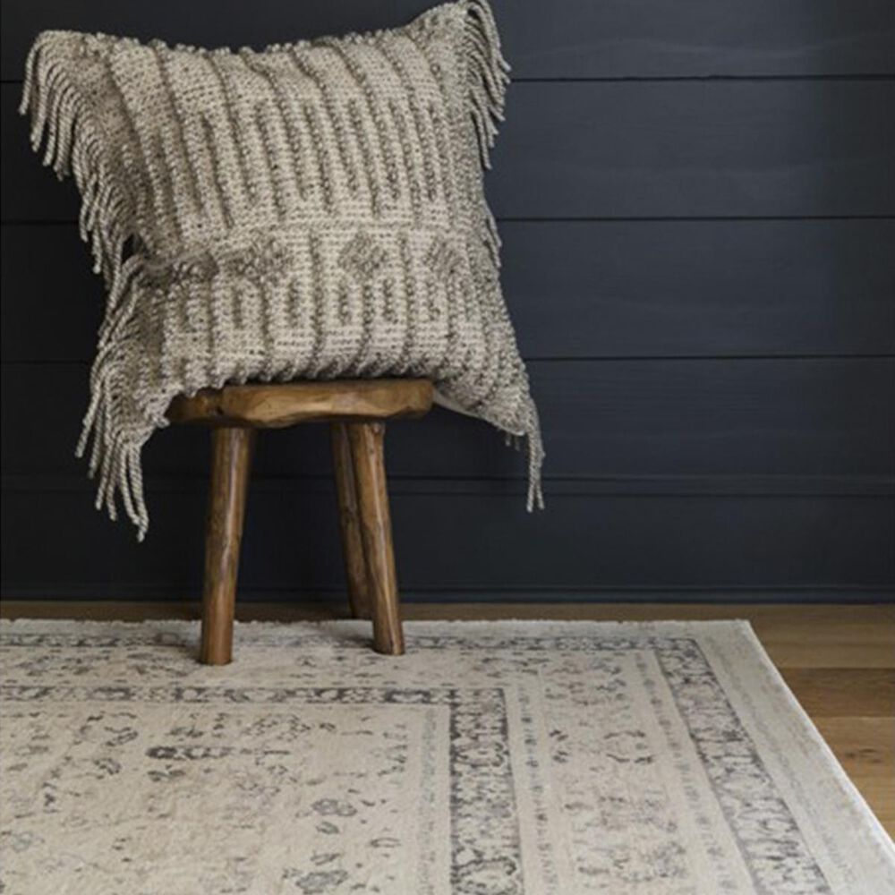 Magnolia Home Everly VY-05 9"6" x 13" Ivory and Sand Area Rug, , large