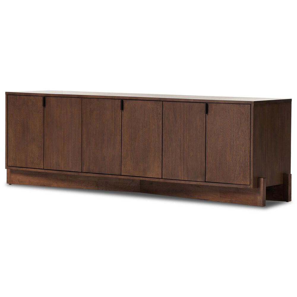 Four Hands Castillo Media Console in Chestnut Parawood, , large