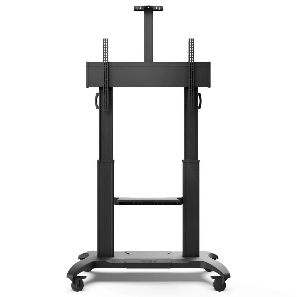 Kanto TV Rolling Stand with Adjustable Shelf and Built-In Handles for 55" - 100" TVs in Black, , large