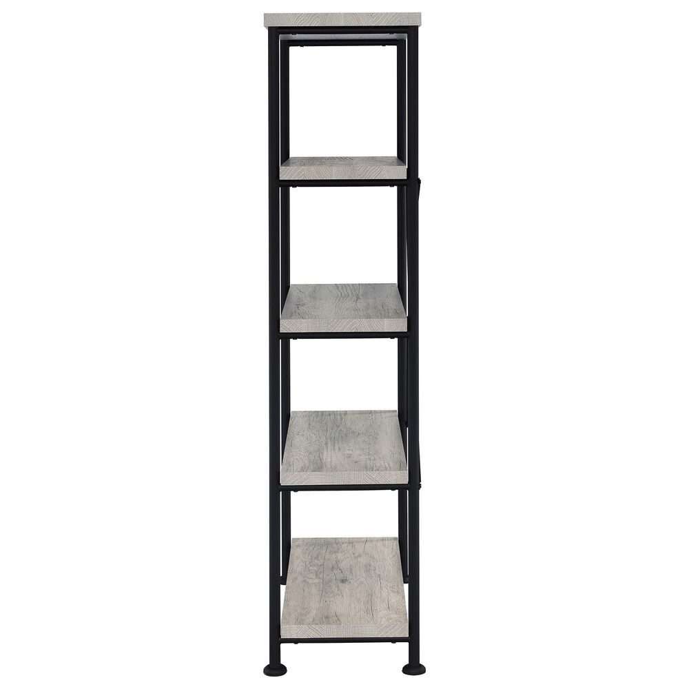 COAST Analiese 2-Piece Desk and Bookcase Set in Black and Grey Driftwood, , large