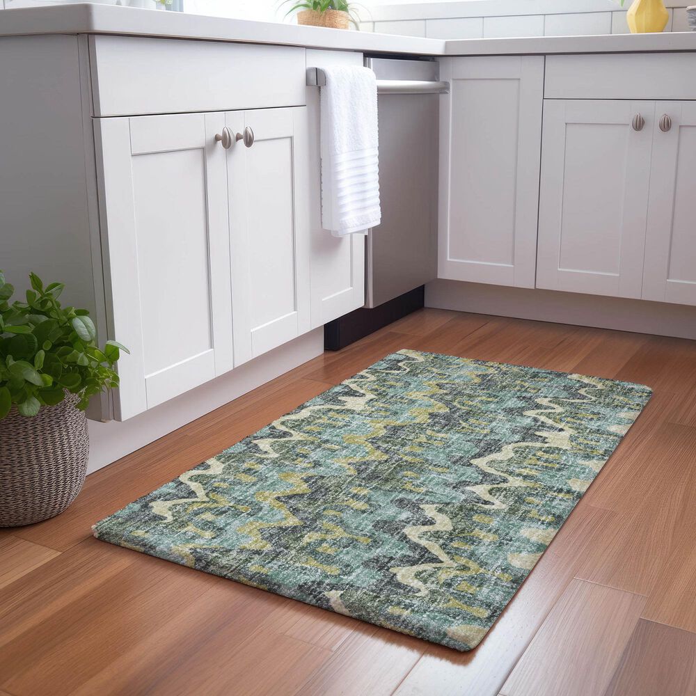 Dalyn Rug Company Lorenzo LN6 Teal 1&#39;8&quot; x 2&#39;6&quot; Area Rug, , large