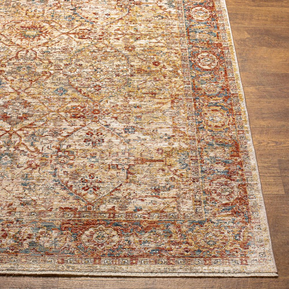 Surya Aspendos 10&#39; x 13&#39;11&quot; Dusty Pink, Rust, Burgandy, Wheat, Taupe, Gray, Denim, Black and Cream Area Rug, , large