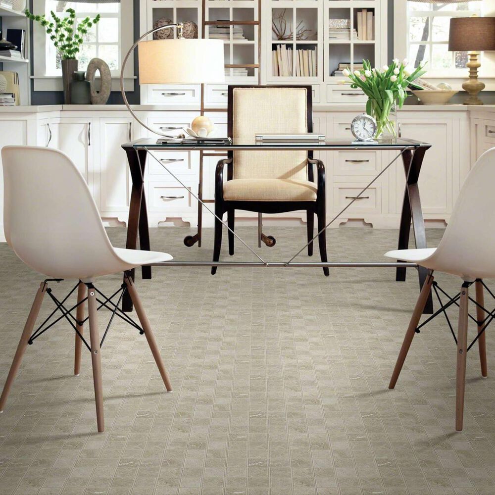 Shaw Oasis Light Grey 13&quot; x 13&quot; Ceramic Mosaic Tile, , large