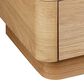 Moe"s Home Collection Round Off 1-Drawer Nightstand in Natural Oak, , large